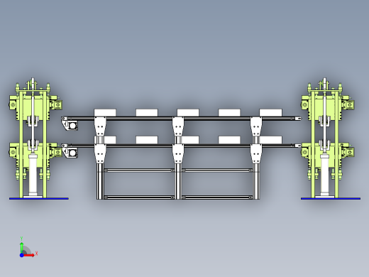 纸盒循环输送线设计前视缩略图
