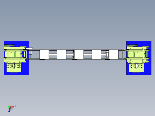 纸盒循环输送线设计俯视缩略图