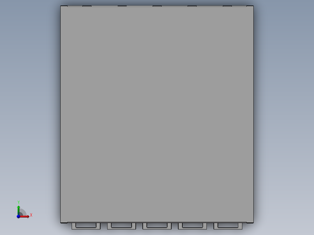 货架、可拉伸立式文件柜柜前视图