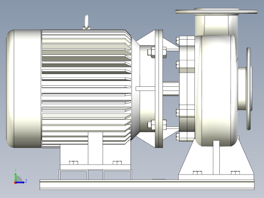 ISW╱IHW系列管道离心泵[ISW65-160B]左视缩略图