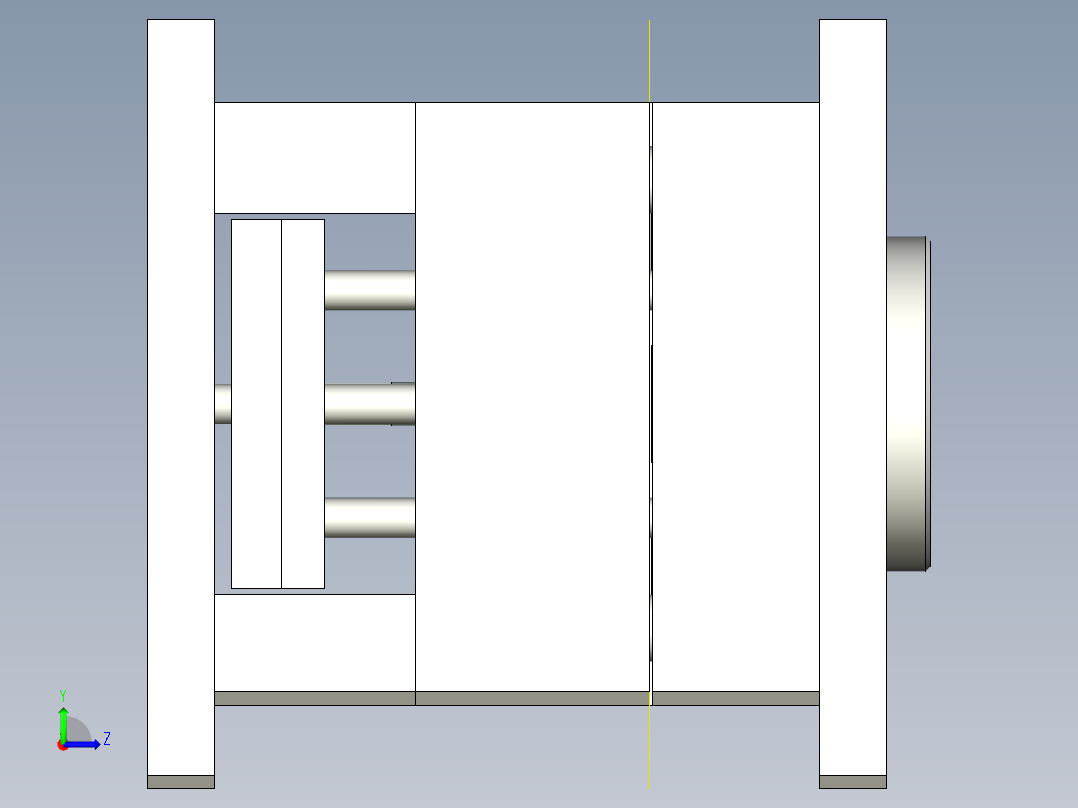按钮帽-模具图左视图