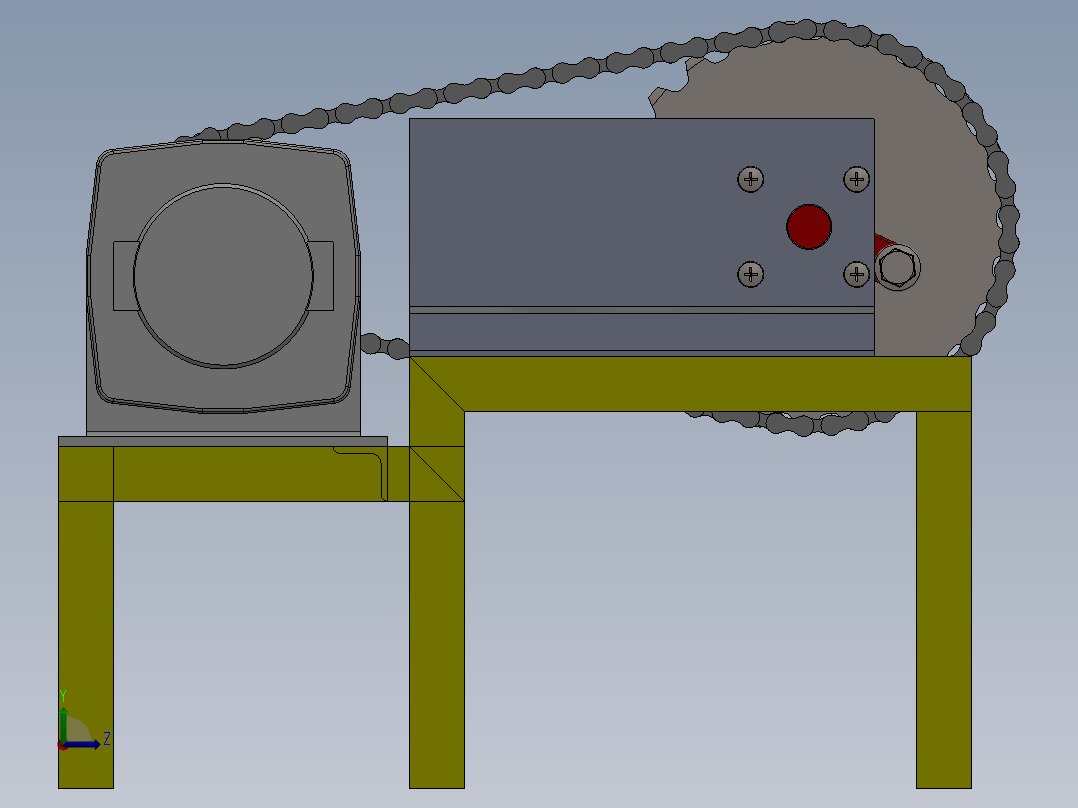 破碎机、破碎机sw2009左视图