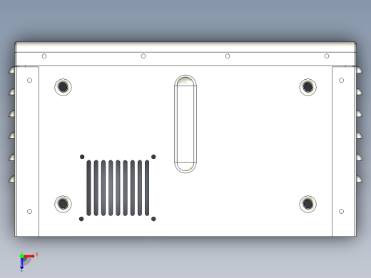 B2005260-钣金外壳 - 14x8x5俯视缩略图