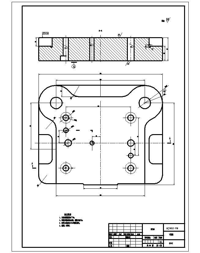 回油管夹片冲压模具设计及成形工艺-倒装冲孔落料复合模、弯曲模含20张CAD图