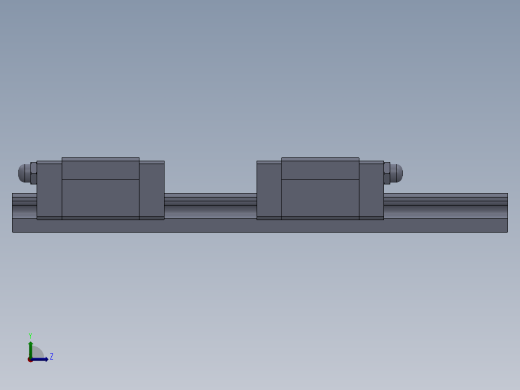直线导轨滑块SV2R24左视缩略图