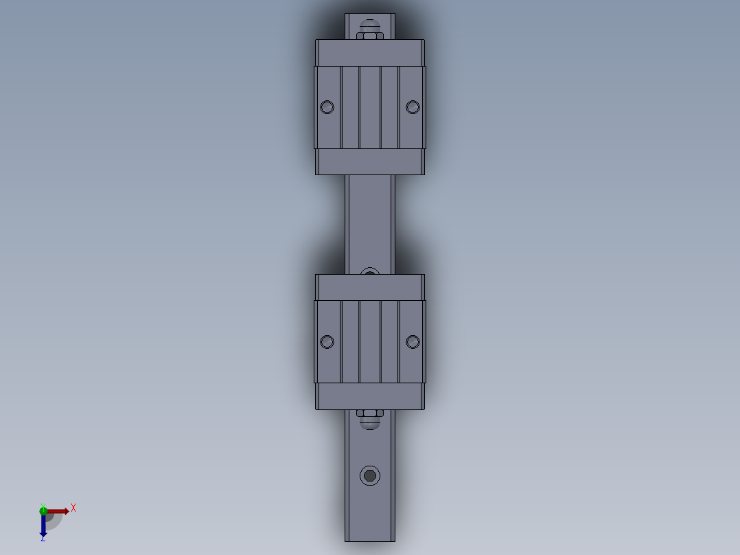 直线导轨滑块SV2R24俯视图