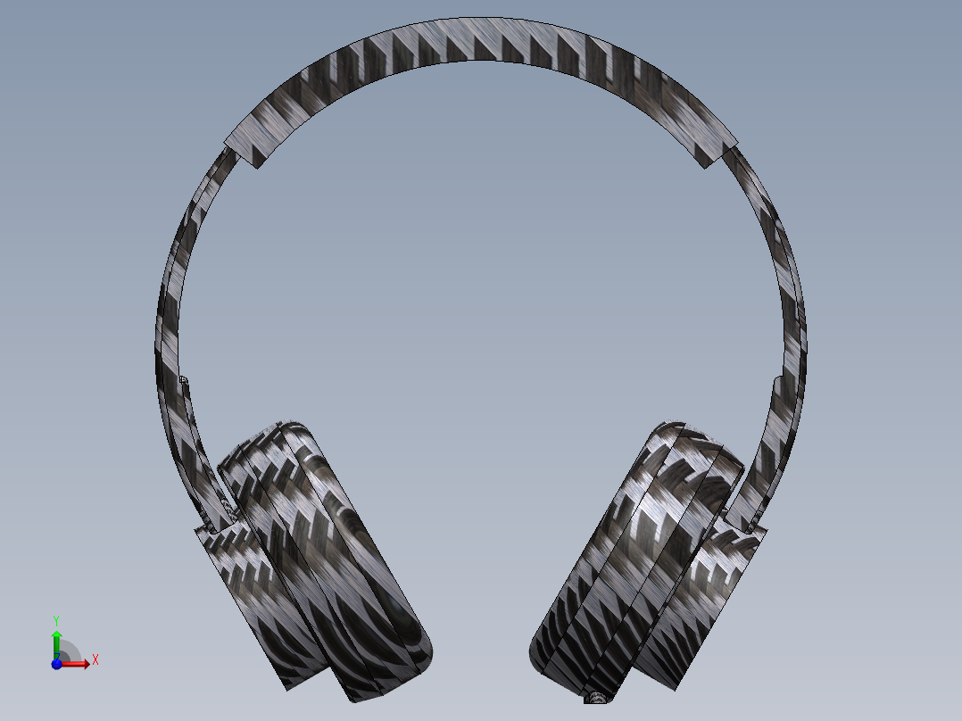 索尼蓝牙耳机115前视图