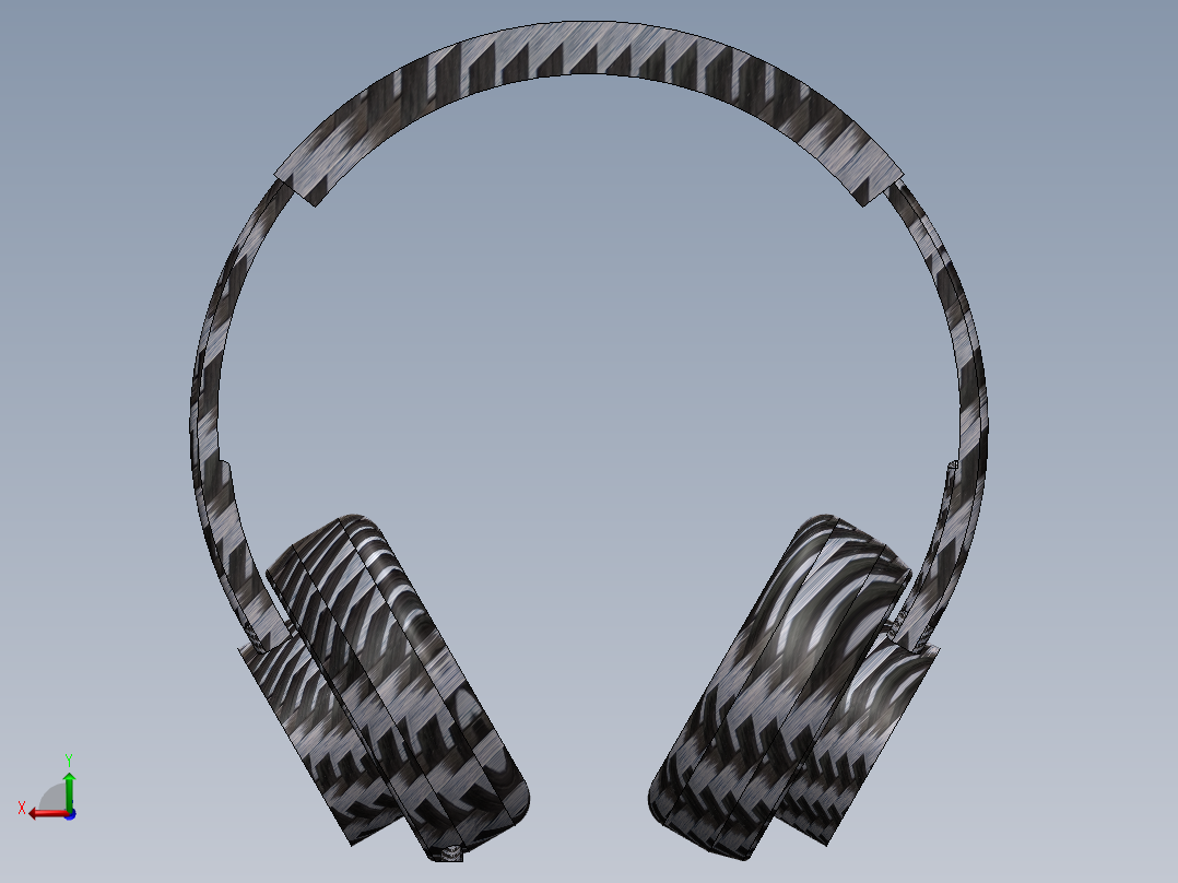 索尼蓝牙耳机115后视图