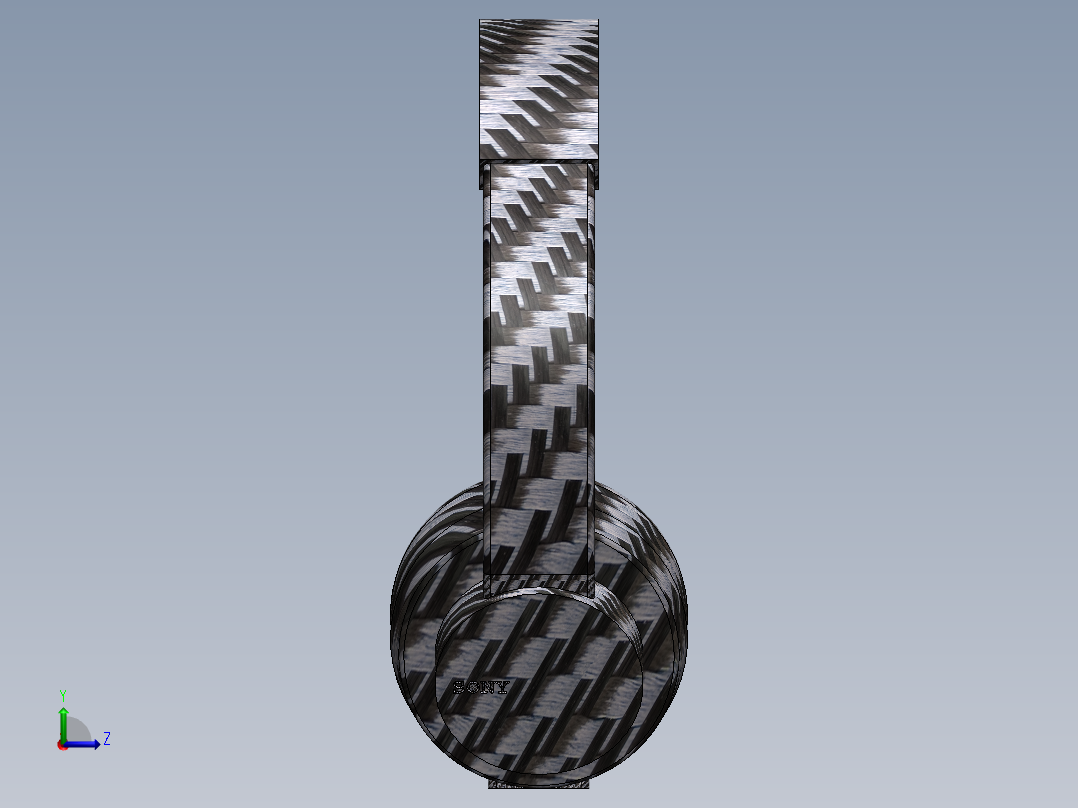 索尼蓝牙耳机115左视图