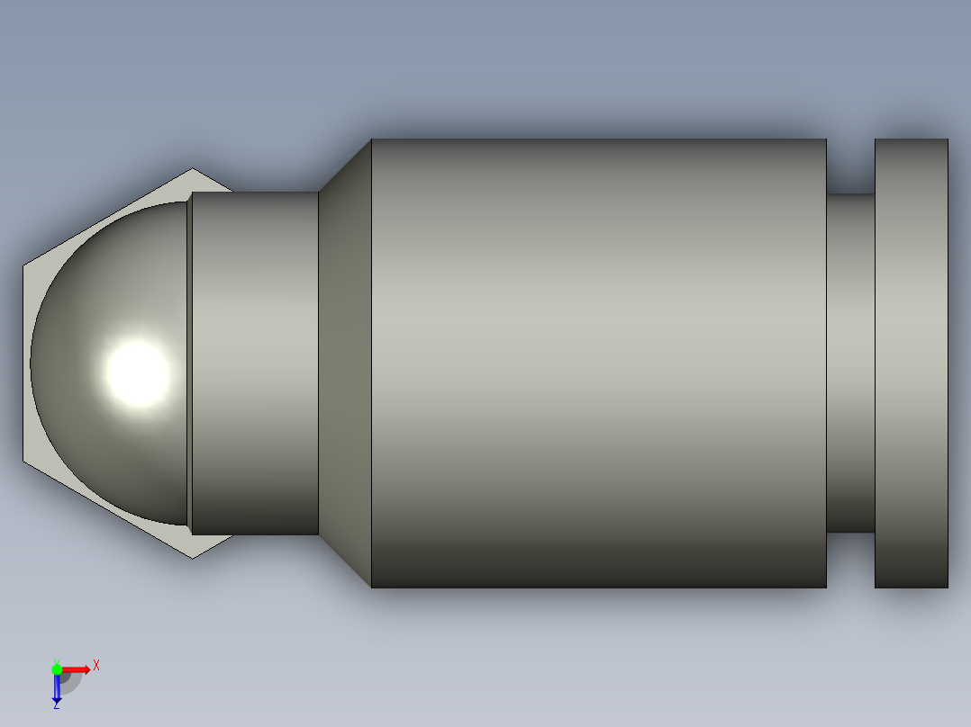 23LM001標準件-氣管接頭-KJL04-M3俯视图