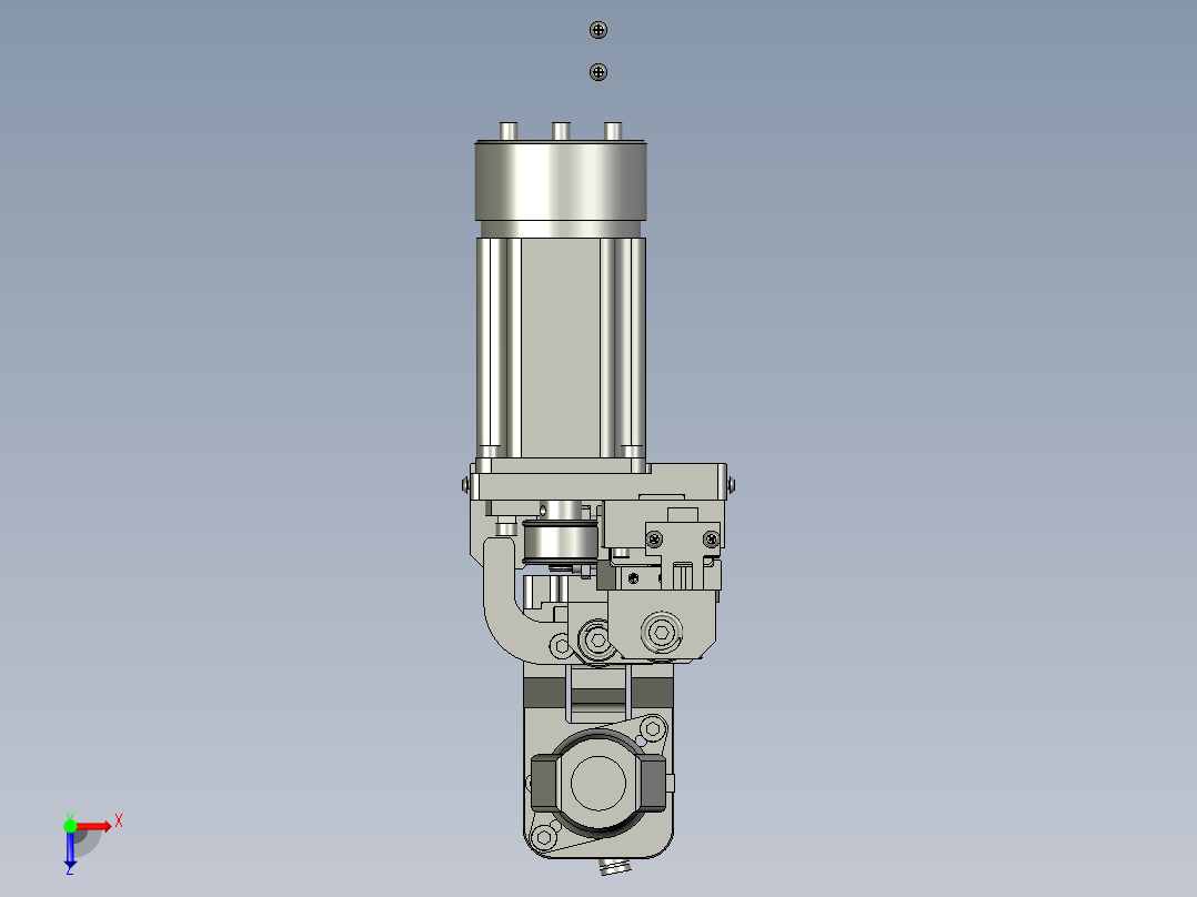 S12T(L)-A1-ADZ轴装配体(HIOSCL系列电批俯视图