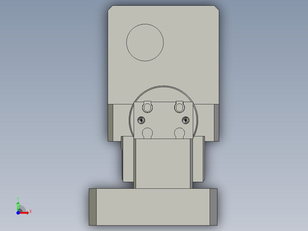 装配体标识机构前视图