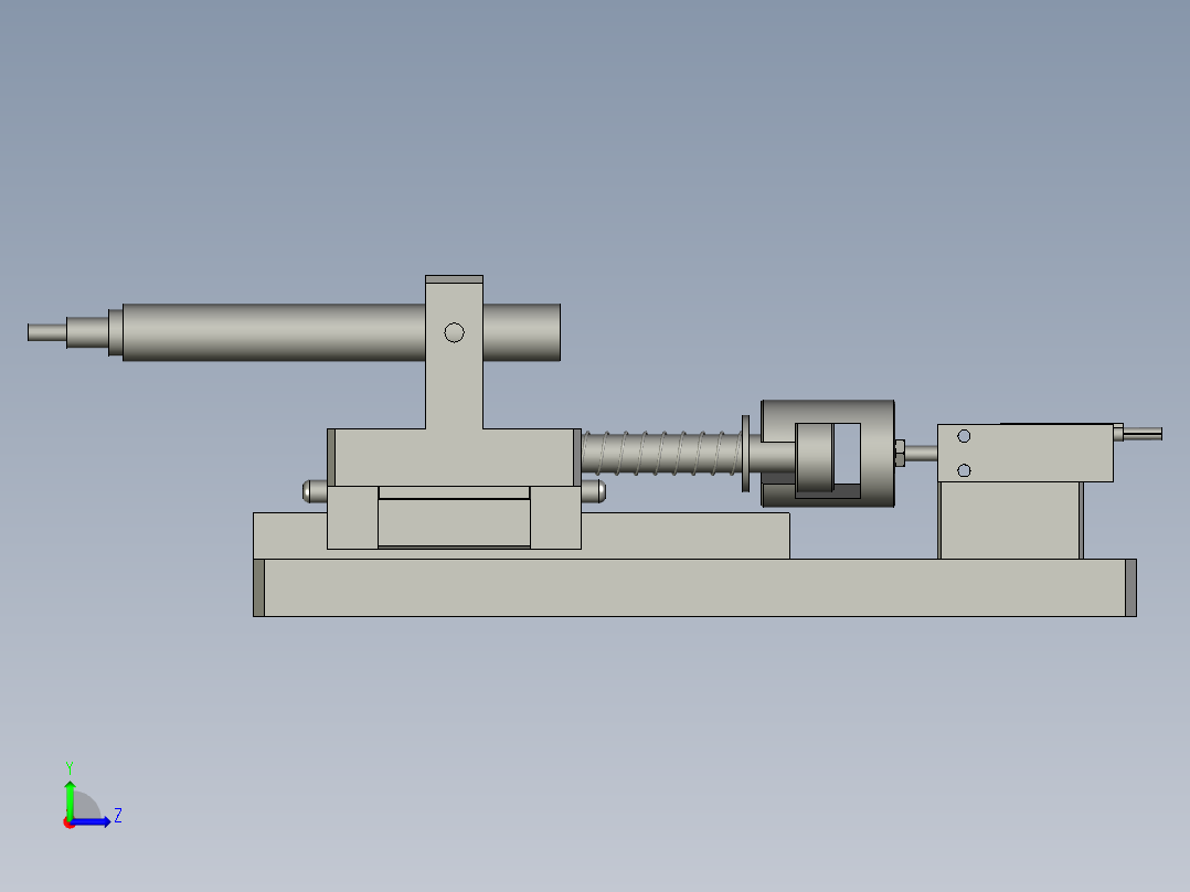 装配体标识机构左视图
