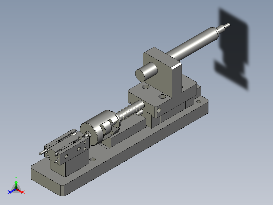 装配体标识机构正等轴测图