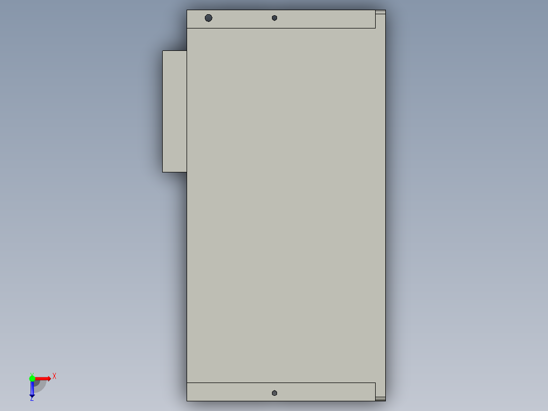 步科伺服驱动器FD133-CD-000俯视图