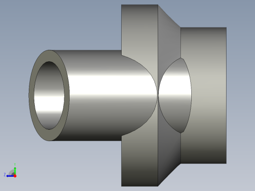 后端后YHO-2圆二通右视缩略图
