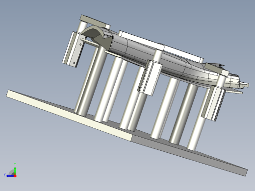 Audi Q5 NF柱护板激光切边胎具右视缩略图