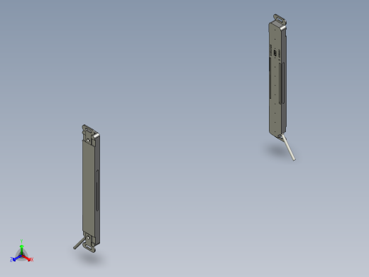 15t散热胶TRAY输送轨道装配正等轴测缩略图