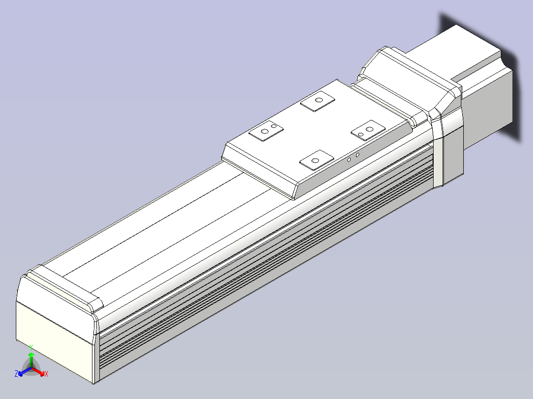 SMD65直连封闭式系列模组[SMD65-G-150L]正等轴测图