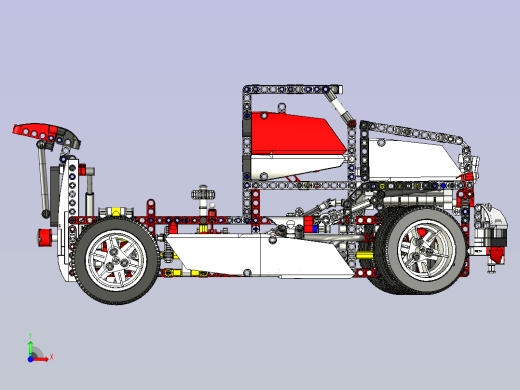LEGO 42000方程式赛车拼装模型3D图纸 x_t格式前视缩略图