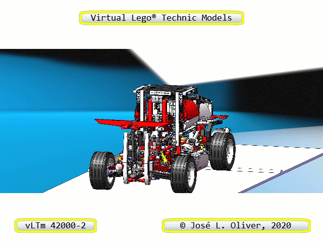 LEGO 42000方程式赛车拼装模型3D图纸 x_t格式