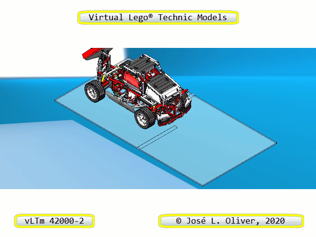 LEGO 42000方程式赛车拼装模型3D图纸 x_t格式