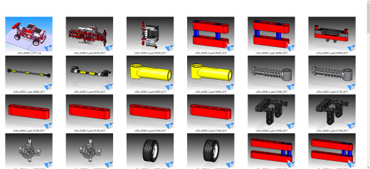 LEGO 42000方程式赛车拼装模型3D图纸 x_t格式缩略图
