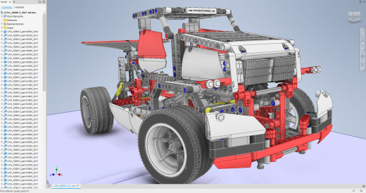 LEGO 42000方程式赛车拼装模型3D图纸 x_t格式缩略图