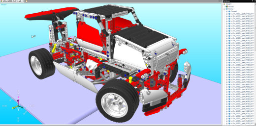 LEGO 42000方程式赛车拼装模型3D图纸 x_t格式缩略图