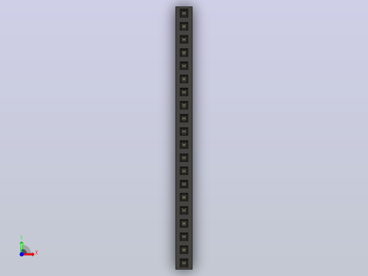 母针头Female_Header_1x20_P2.0_H4.3_straight.step前视缩略图
