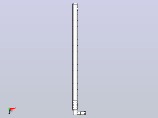 机器人皮带驱动直线轴TPA-GCB-80-P60-L1500-DL-M20-N3俯视缩略图