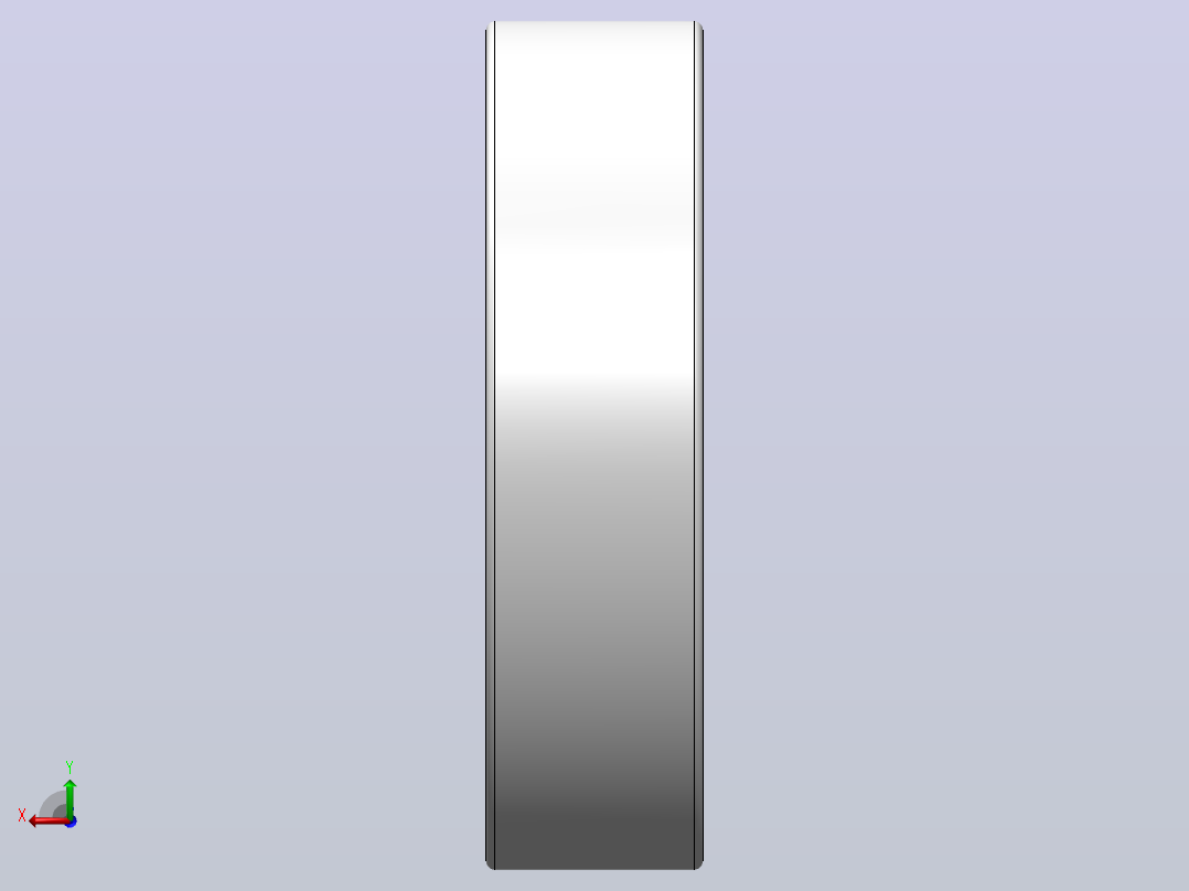 滚珠轴承后视图