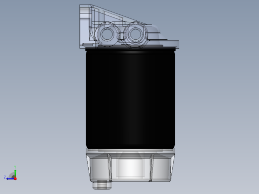 燃油_水分离器罐右视缩略图