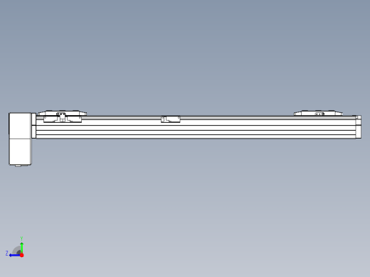 皮带直线轴双滑块型TPA-GCBS-80-P60-L275-RP-M20-N3右视缩略图