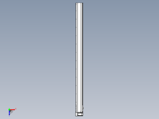 皮带直线轴半封闭可选导轨TPA-HNB-175D-140-L2350-LU-C-P75-N3俯视缩略图