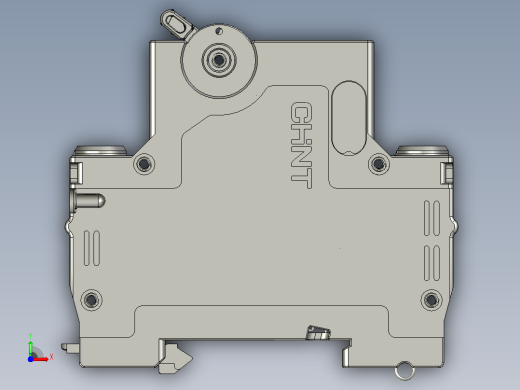 NXB-80 1P小型断路器三维模型202307前视缩略图