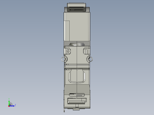 NXB-80 1P小型断路器三维模型202307左视缩略图