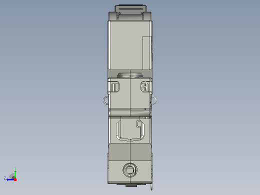 NXB-80 1P小型断路器三维模型202307右视缩略图