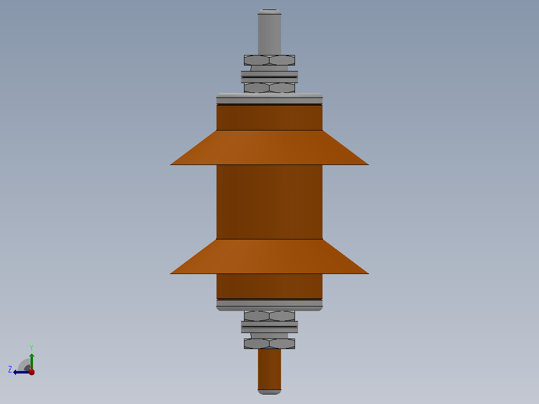 HY5WS-17╱50配电专用氧化锌避雷器[HY5WS-5／15]右视图