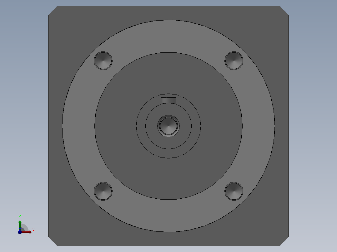 PL120L2减速机前视图