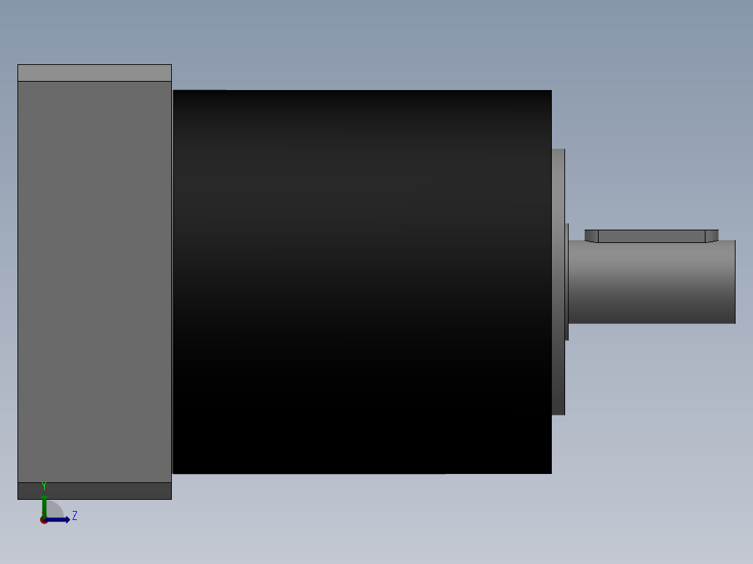 PL120L2减速机左视图