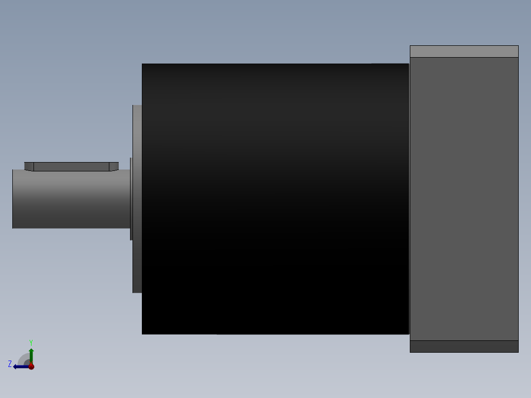 PL120L2减速机右视图