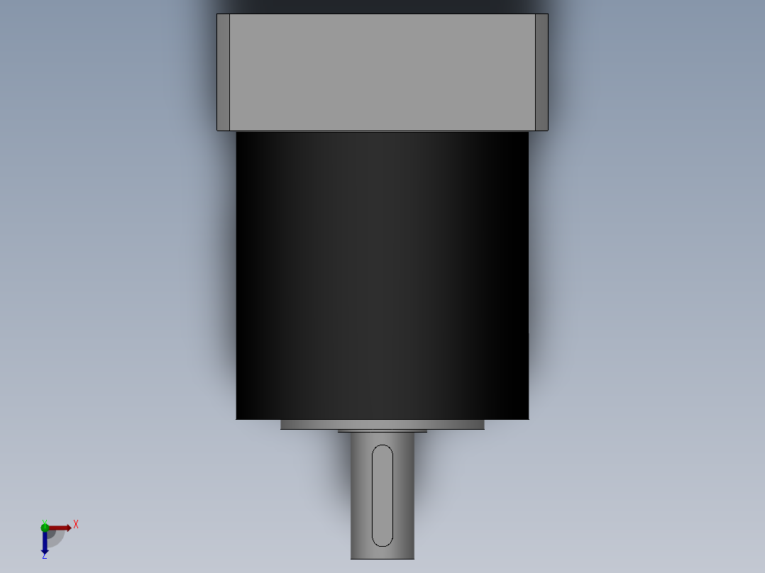 PL120L2减速机俯视图