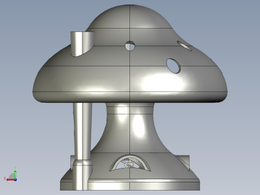 solidworks 蘑菇房子后视缩略图