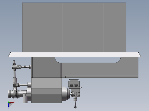 B05-半自动车床俯视缩略图