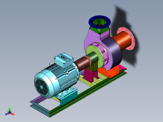 蜗壳式单级高扬程清水泵