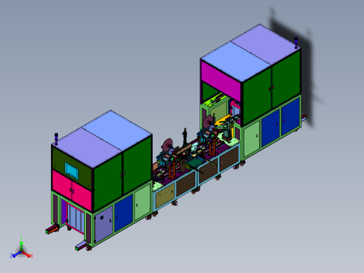 全自动上下料手机壳贴保护膜产线