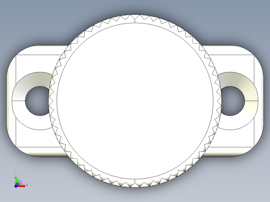 分割定位柱(固定座型)2212-3D多系列多零件图纸模型前视图