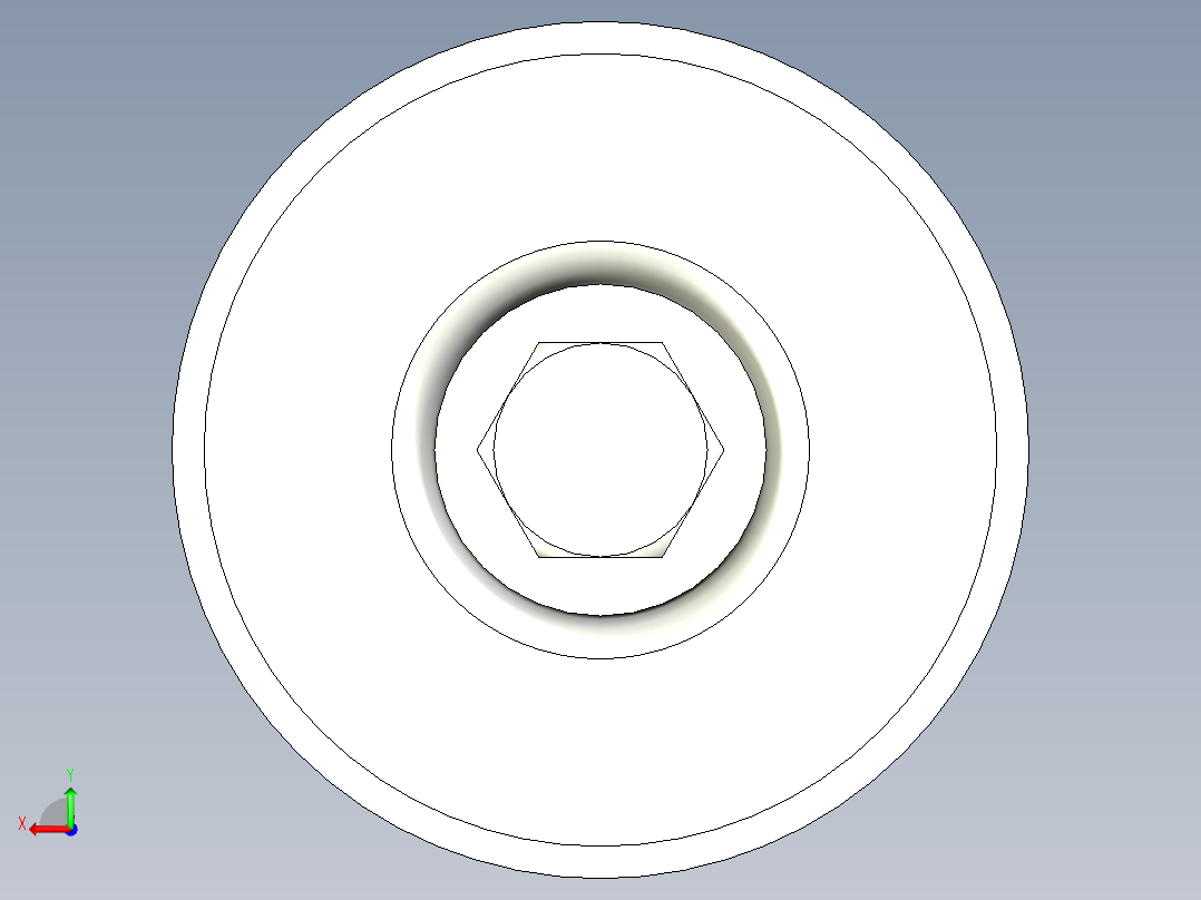 不銹鋼固定腳座5556-3D多系列多零件图纸模型后视图