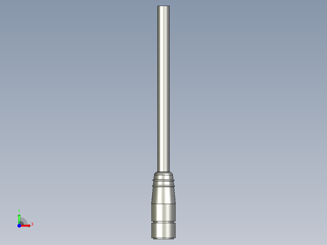 基恩士FS-V34C(P)_cable_kc图纸模型前视图
